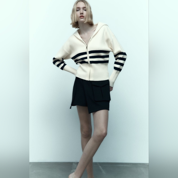 NWT Zara Stripe Knit Cardigan - 5536/031 - Picture 3 of 10